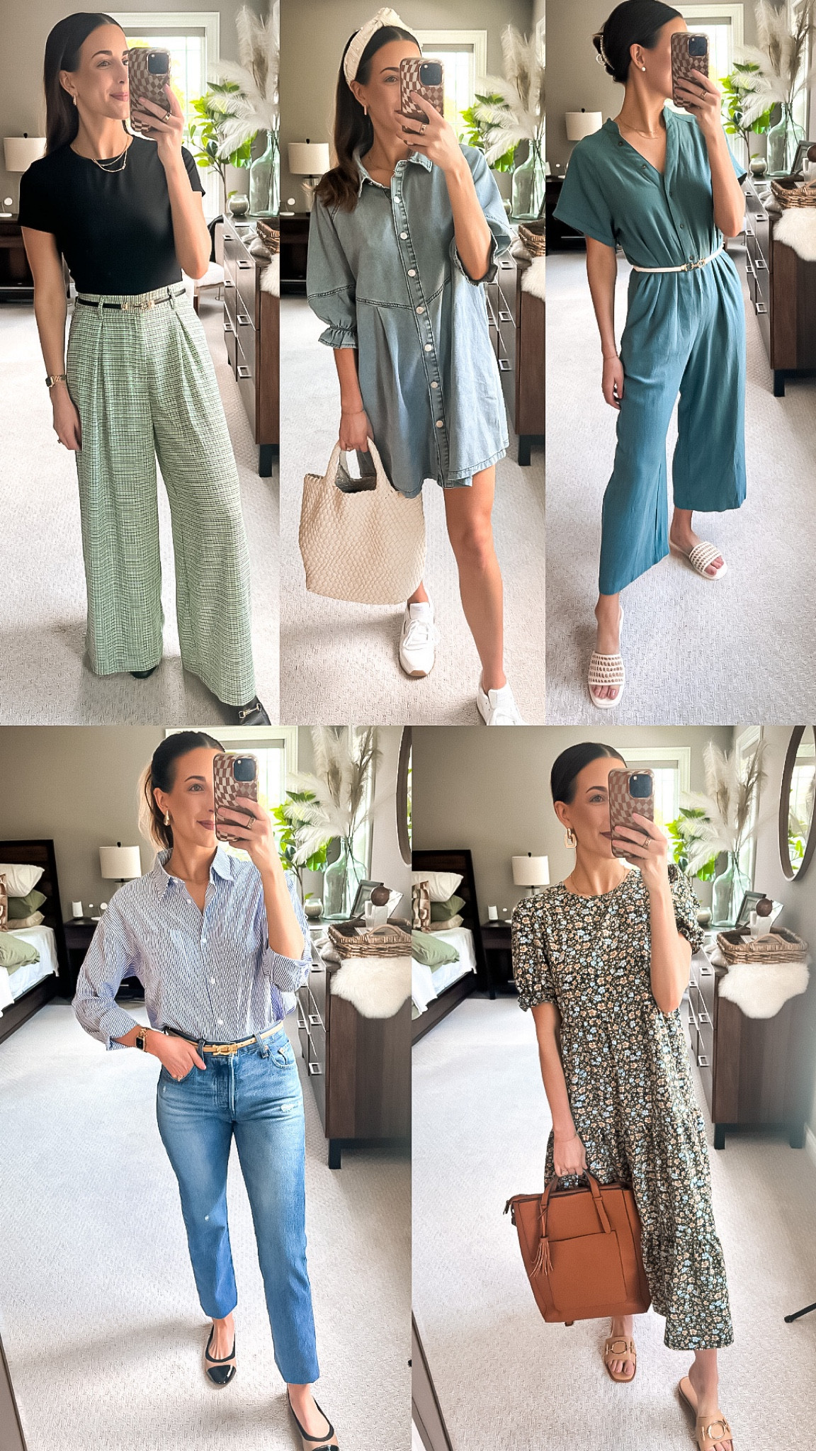 Amazon teacher style: It’s almost time for back to school outfits! Amazon has the best selection of back to school outfits for teachers including denim dresses, high waisted pleated pants, jumpsuits, basic tees, floral print maxi dresses, denim, button-down shirts, fashion sneakers, sandals, gold accessories, and teacher bags! Wearing a small in all! Jeans are TTS (wearing a 25), shoes are TTS at 5’4.5  

#LTKBacktoSchool #LTKworkwear #LTKstyletip