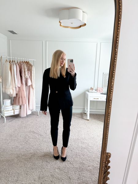 If you’re looking for the perfect suit this one from Spanx is a must have. I paired the perfect blazer with the pants and heel for a sophisticated work look. Use the code AMANDAJOHNxSPANX to save. 

#LTKworkwear #LTKshoecrush #LTKstyletip