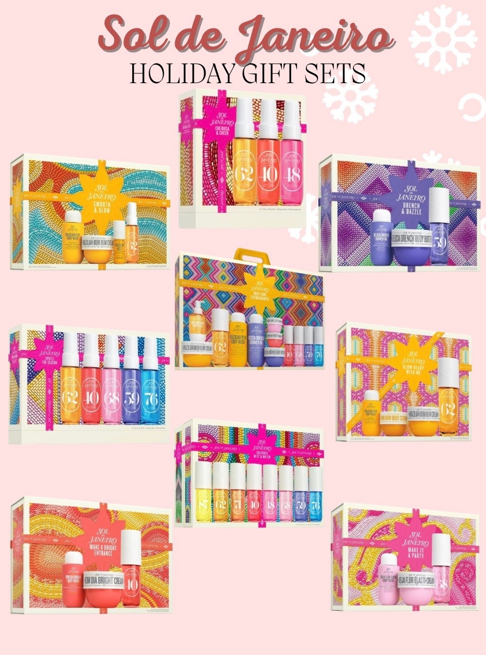 Sol de Janeiro Holiday Gift Sets on sale for Black Friday and Cyber Monday on the Sol de Janeiro website and Ulta. Body care sets, fragrance perfume body spray.

#LTKHoliday #LTKCyberWeek #LTKGiftGuide