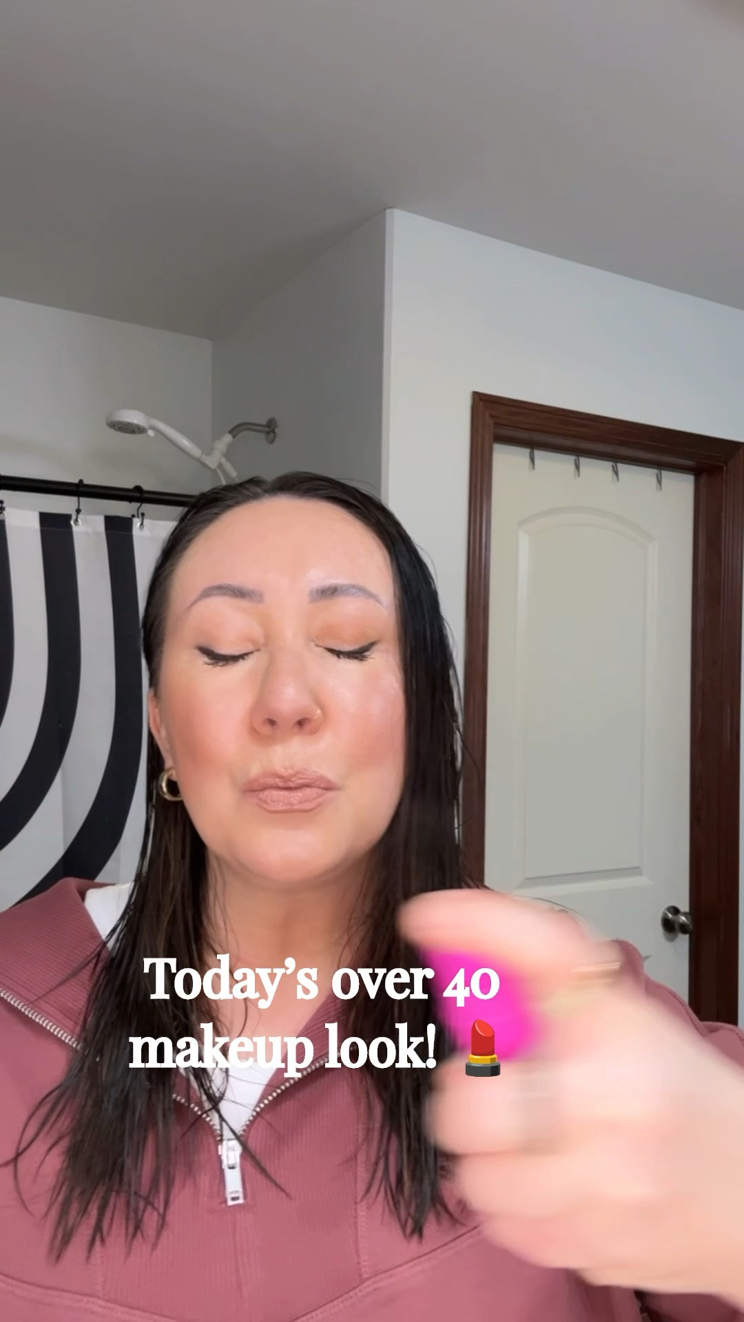 What I’m wearing on my face today!💄

Nude Truffle lip liner
Stone lip gloss
Nude Lust lipstick
Light medium neutral foundation
Light neutral concealer
02 tinted sunscreen moisturizer 
Amalfi glow 01 bronzer
Berry Amore blush
Buffed Rose liquid blush
Ash brown eyebrow pencil
Espresso eyeliner 
Latte brown mascara
Tula eye glow stick
Maybelline liquid highlighter

#LTKmomlife #LTKselfcare #LTKBeauty
