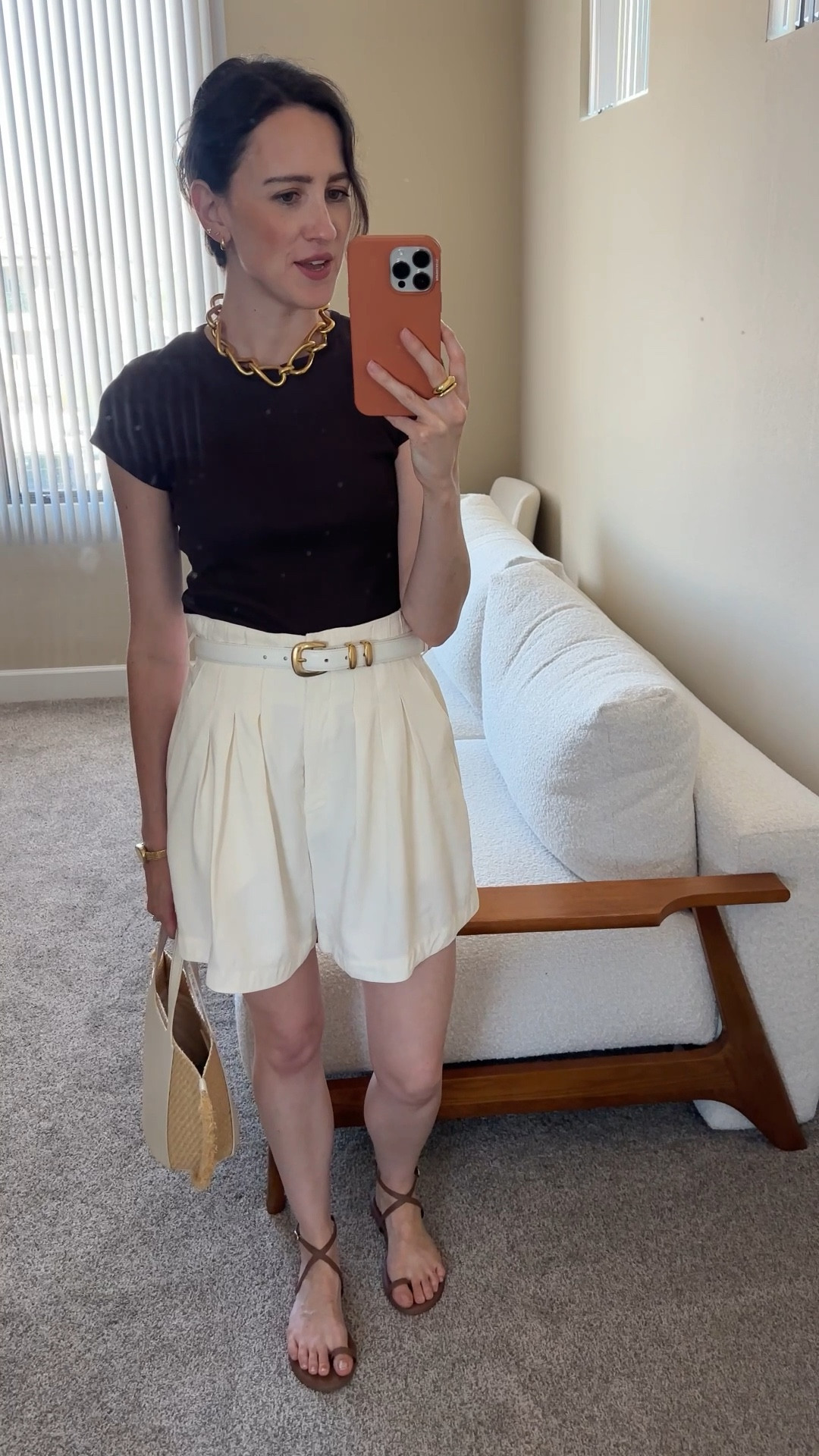 Memorial Day ootd 🤎🤍 heading out to see the new Mission Impossible movie with my mom! I love this movie franchise & can’t wait to see the stunts Tom Cruise is gonna do 😜🤯 

Wearing a small in the top
Shorts are old but linking similar
Shoes run TTS

#LTKSummerEdit #LTKFindsUnder100 #LTKSeasonal