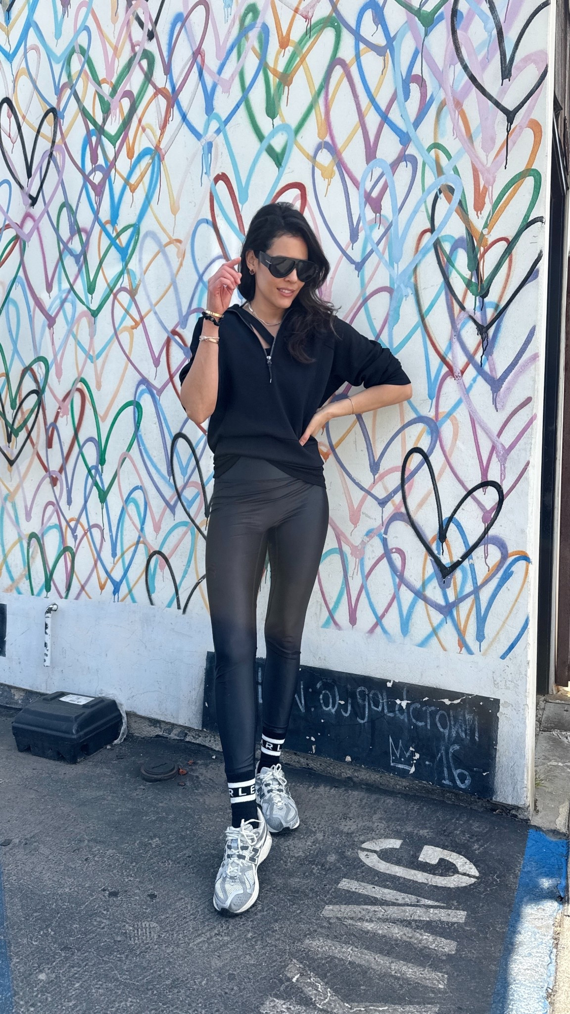 Morning walk in Santa Monica 🌴☀️ my go-to for an effortless, put-together active look

Wearing the most comfortable and flattering half-zip sweater, an Amazon one-shoulder sports bra, classic black leggings, cozy socks, and my everyday comfy sneakers. Easy, chic, and perfect for getting in that daily movement (tried to hit my 1-hour walk today 🙌)

This is your sign to romanticize your morning routine + elevate your activewear essentials 🤍

#LTKdayinmylife #LTKfitnessgoals #LTKgrwm