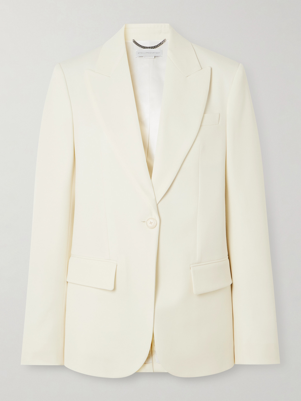 Stella McCartney - Wool-twill Blazer - Cream | NET-A-PORTER (US)