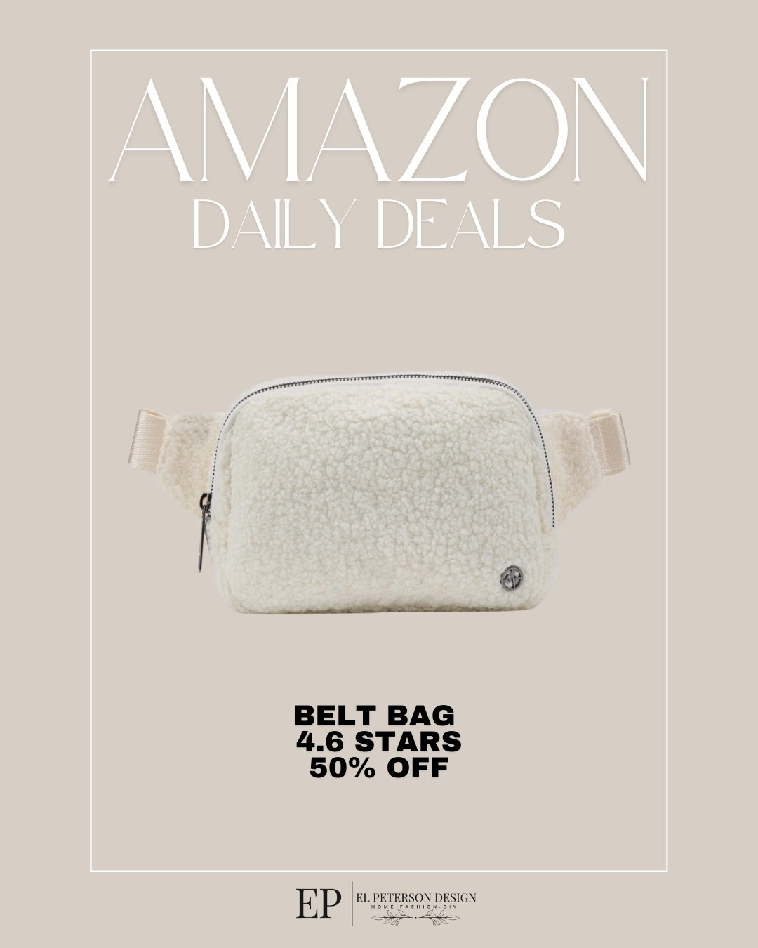 Amazon daily deals
Belt bag 

#LTKSaleAlert #LTKFindsUnder50