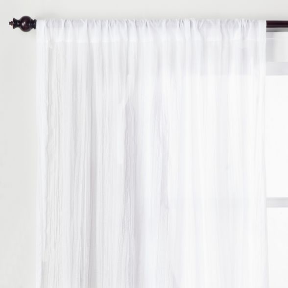 Crushed Sheer Curtain Panel - Opalhouse™ | Target