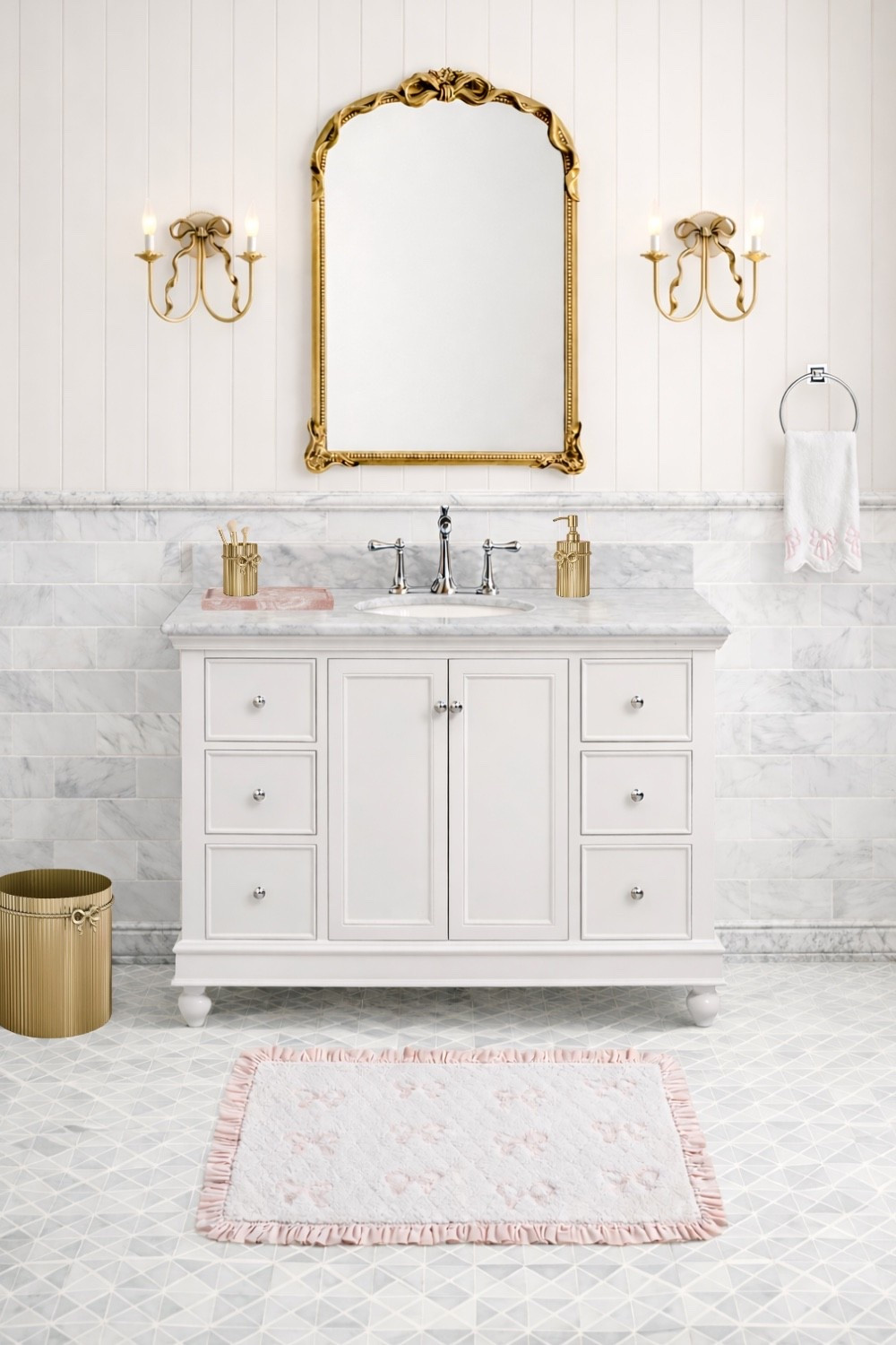 A loveshackfancy inspired bath that blends heirloom charm and feminine elegance with timeless accessories for a bath that feels both romantic and refined.

Bath, bathroom, bathroom decor, bathroom design, girls room, girls bath, loveshackfancy, loveshackfancy bathroom, loveshackfancy mirror, girls bathroom, bathroom accessories, girls bath towel, girls bathroom bath mat, girls bathroom decor, girls bathroom lighting, girls bathroom ideas, girls bathroom bath mat, bathroom accessories, bow bathroom, girls room, girls room loveshackfancy, pottery barn teen 

#LTKSaleAlert #LTKFindsUnder100 #LTKHome