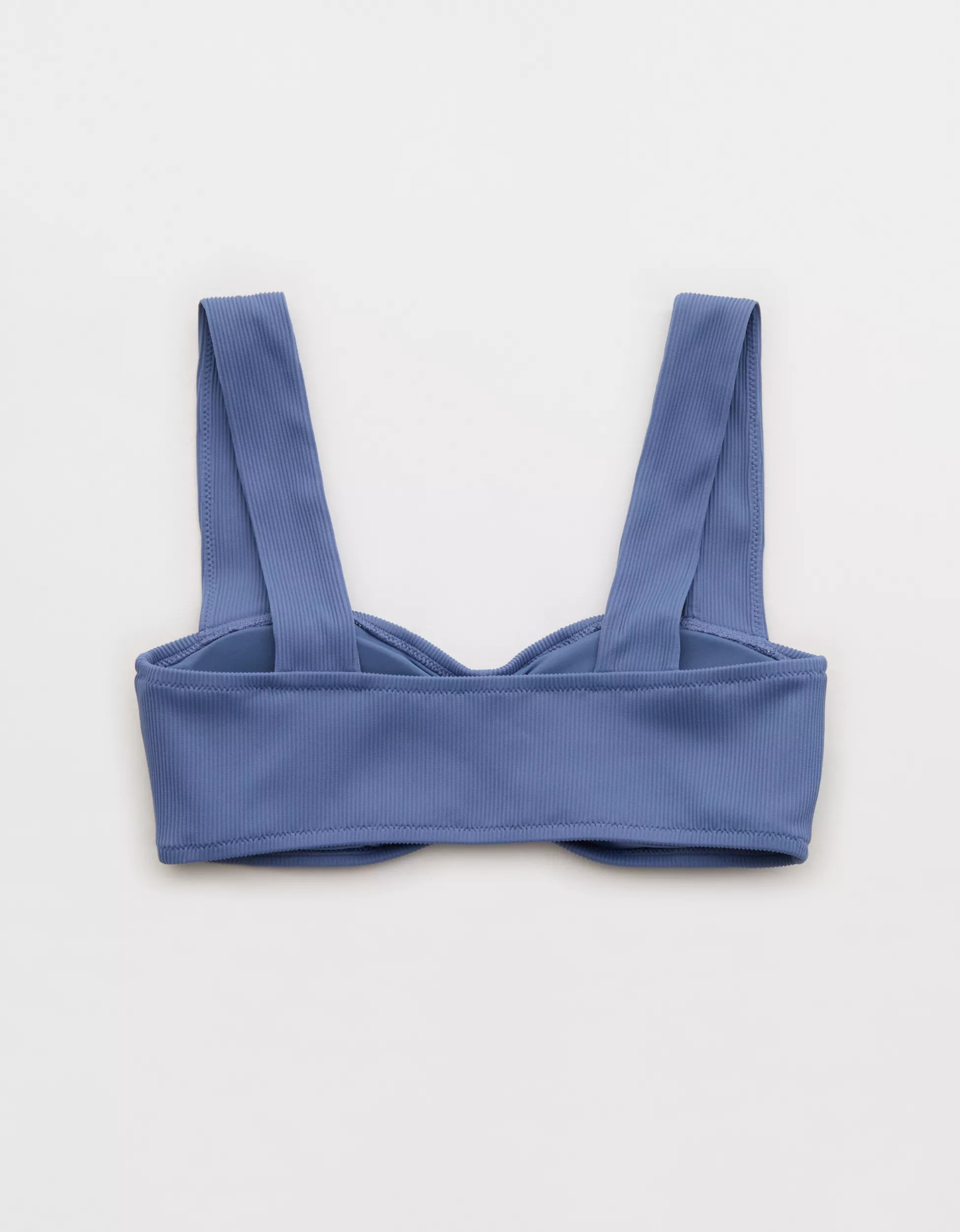 Aerie Ruched Wide Strap Bandeau Bikini Top | American Eagle Outfitters (US & CA)