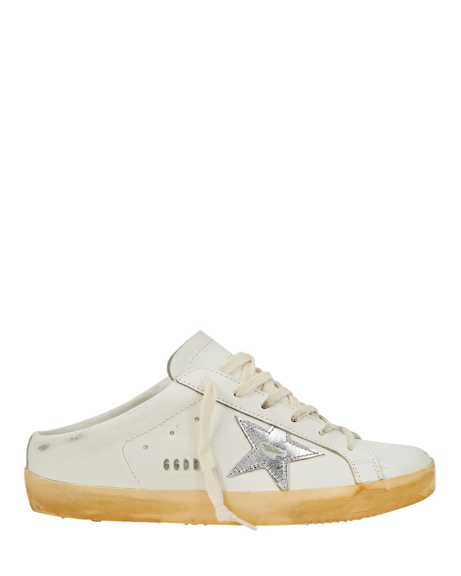 Golden Goose Superstar Sabot Slip-On Sneakers, White 39 | INTERMIX