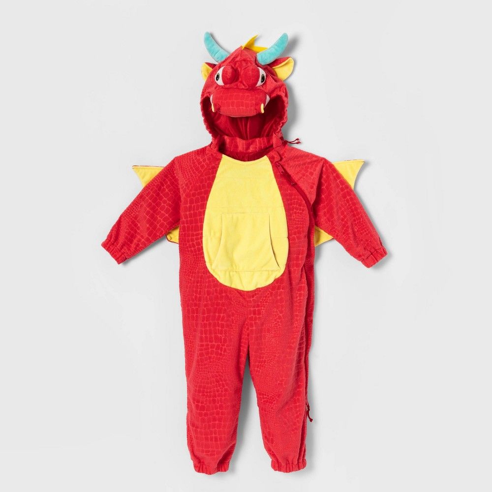 Toddler Adaptive Red Dragon Halloween Costume Jumpsuit - Hyde & EEK! Boutique™ | Target
