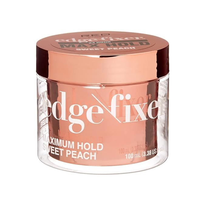 Red by Kiss Edge Fixer Hair Shine Gel, 24 Hour Max Hold, Non-Flaking, Biotin B7 Infused, Natural ... | Amazon (US)