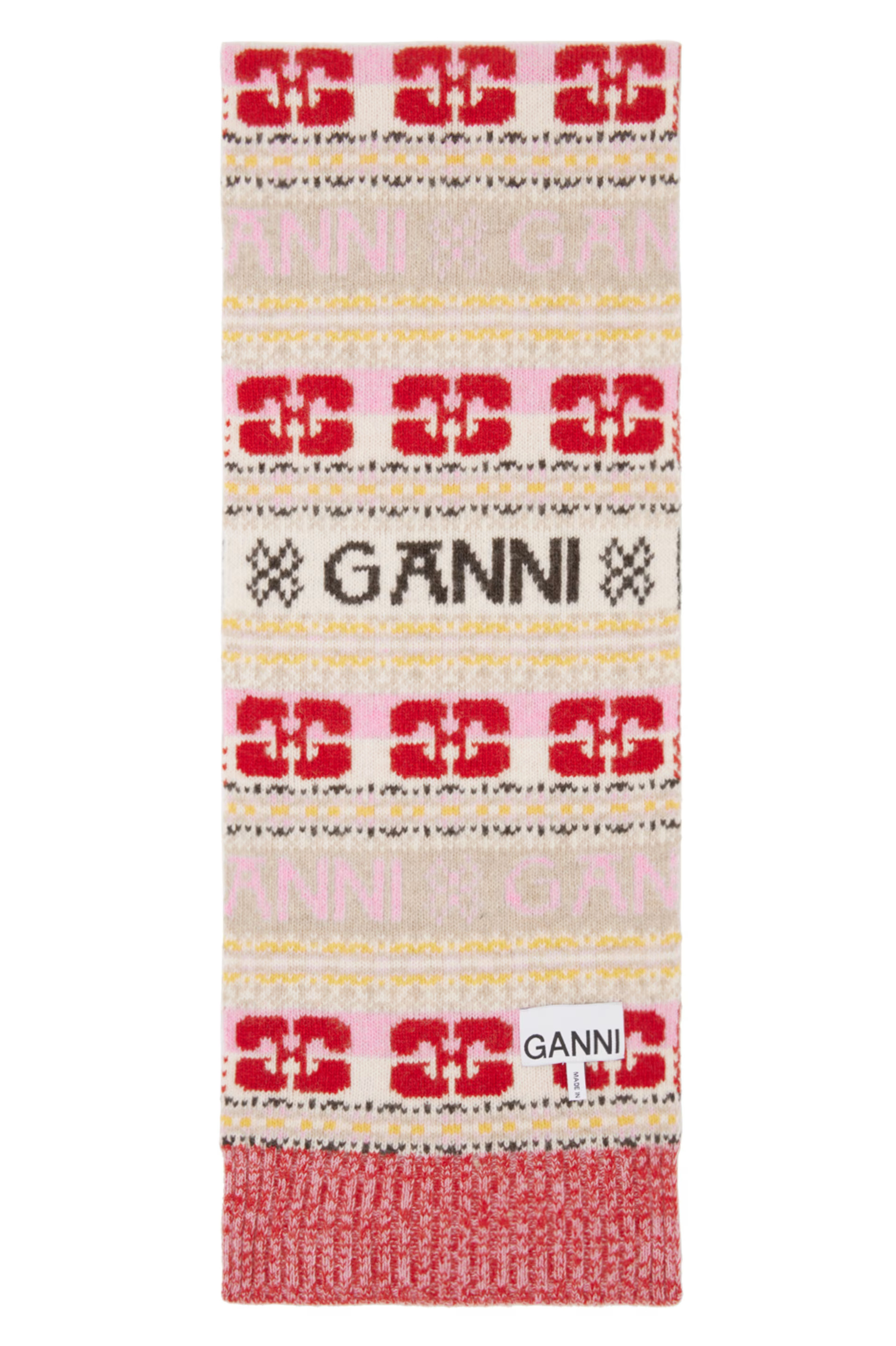 Multicolor Logo Scarf | SSENSE