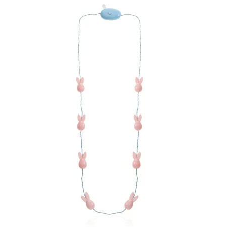 Way to Celebrate Easter Pink Bunny Light-up Necklace 1 Piece | Walmart (US)