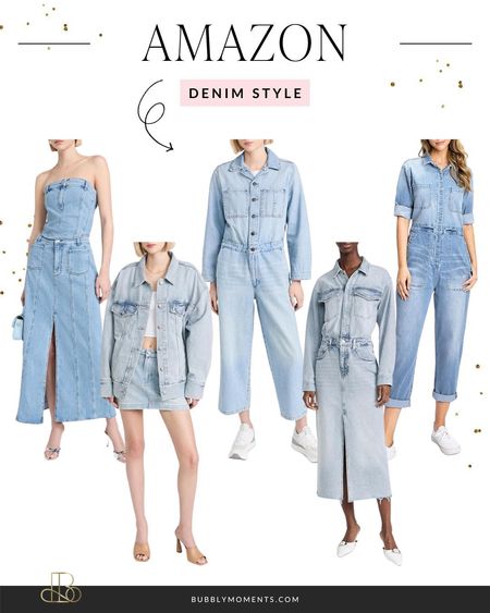 Upgrade your wardrobe with our top Amazon Women's Denim Style picks! Discover a curated selection of chic and versatile denim pieces that are perfect for any occasion. From classic jeans and trendy jackets to stylish skirts and shorts, our collection has something for every fashionista. Whether you’re going for a casual look or dressing up for a night out, these denim styles offer comfort, durability, and timeless appeal. Shop now to find your new favorite denim pieces and elevate your everyday style! #LTKstyletip #LTKfindsunder100 #LTKfindsunder50 #DenimStyle #AmazonFashion #WomensDenim #OOTD #CasualChic #DenimOnDenim #FashionFinds #AmazonFinds #DenimJacket #Jeans #StyleInspo #DenimLove #WardrobeEssentials #TrendyOutfits #ShopNow #AmazonShopping

