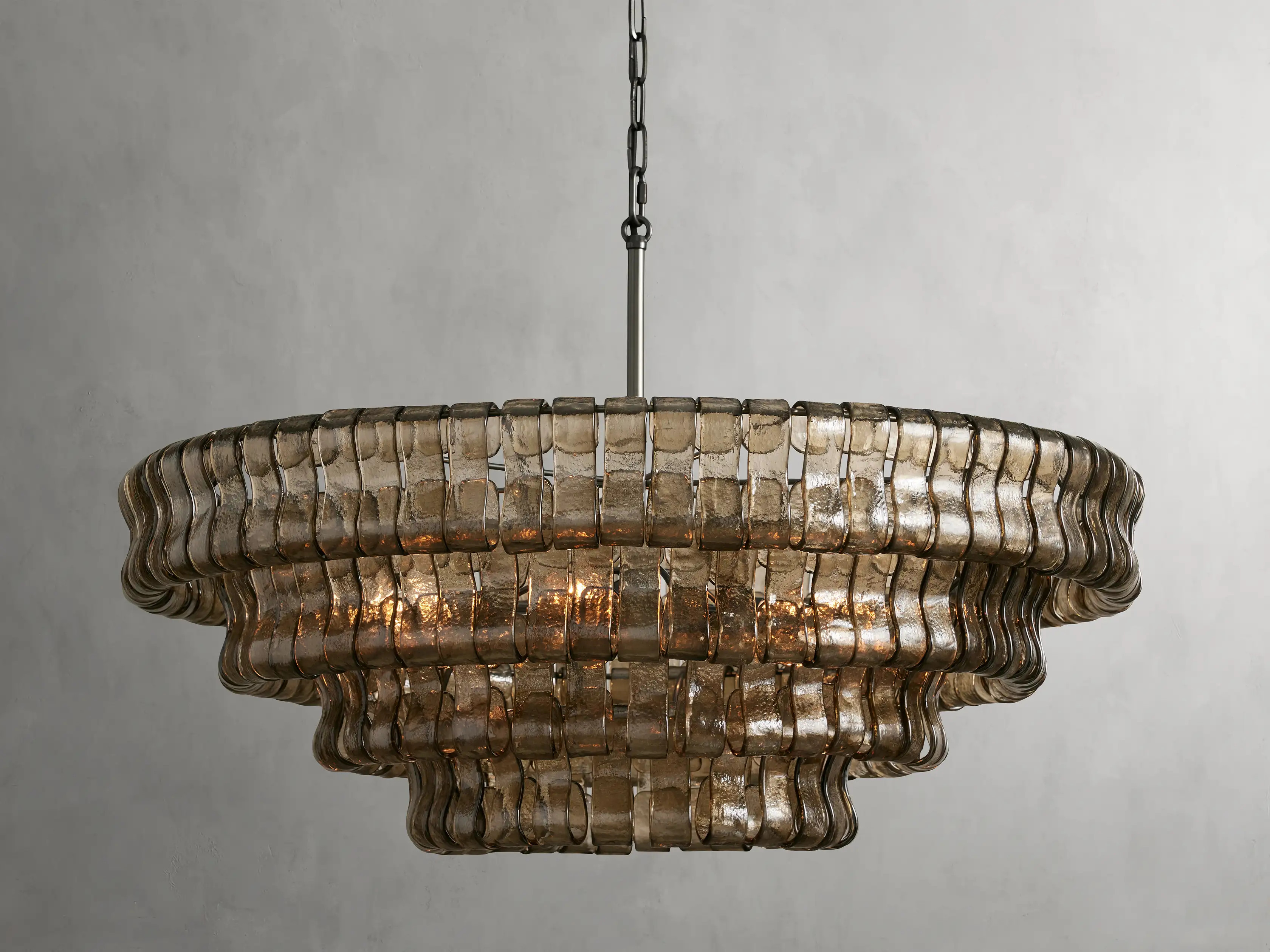 Ghiaccio Round Chandelier | Arhaus