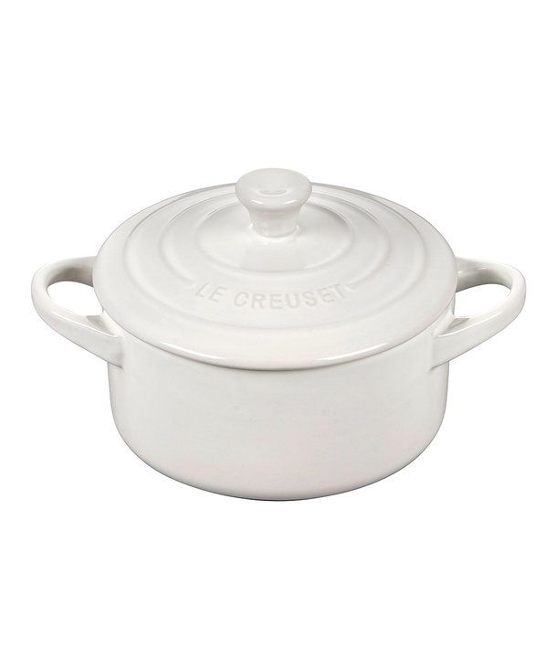 Le Creuset White Mini Round Cocotte | Best Price and Reviews | Zulily | Zulily