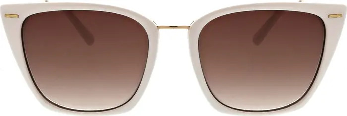 54mm Cat Eye Metal Sunglasses | Nordstrom Rack