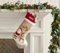 Santa & Reindeer Woodland Stocking | Pottery Barn Kids
