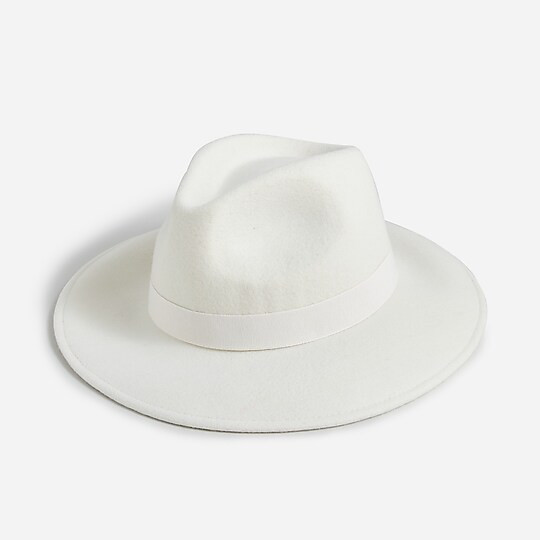 Wool hat with grosgrain ribbon | J. Crew US