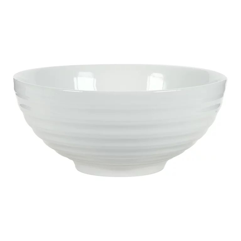 Better Homes & Gardens White Porcelain Anniston Serve Bowl | Walmart (US)