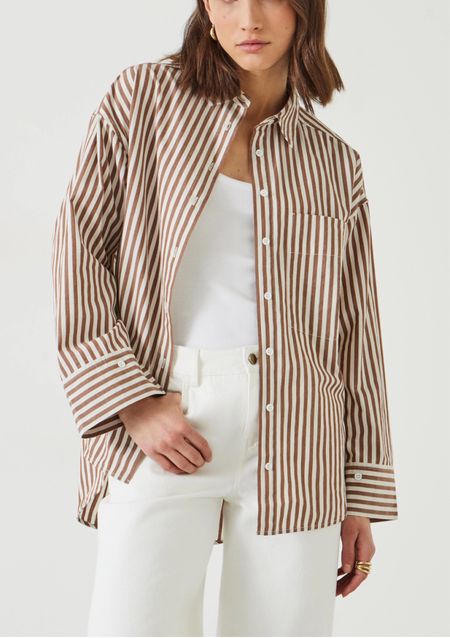 Brown striped shirt
Women button shirt
Summer style


#LTKSeasonal #LTKStyleTip #LTKTravel