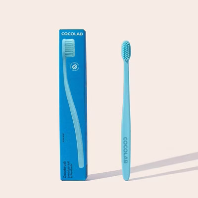 Cocolab Cocobrush Extra-Soft Toothbrush - Blue Bliss | Target