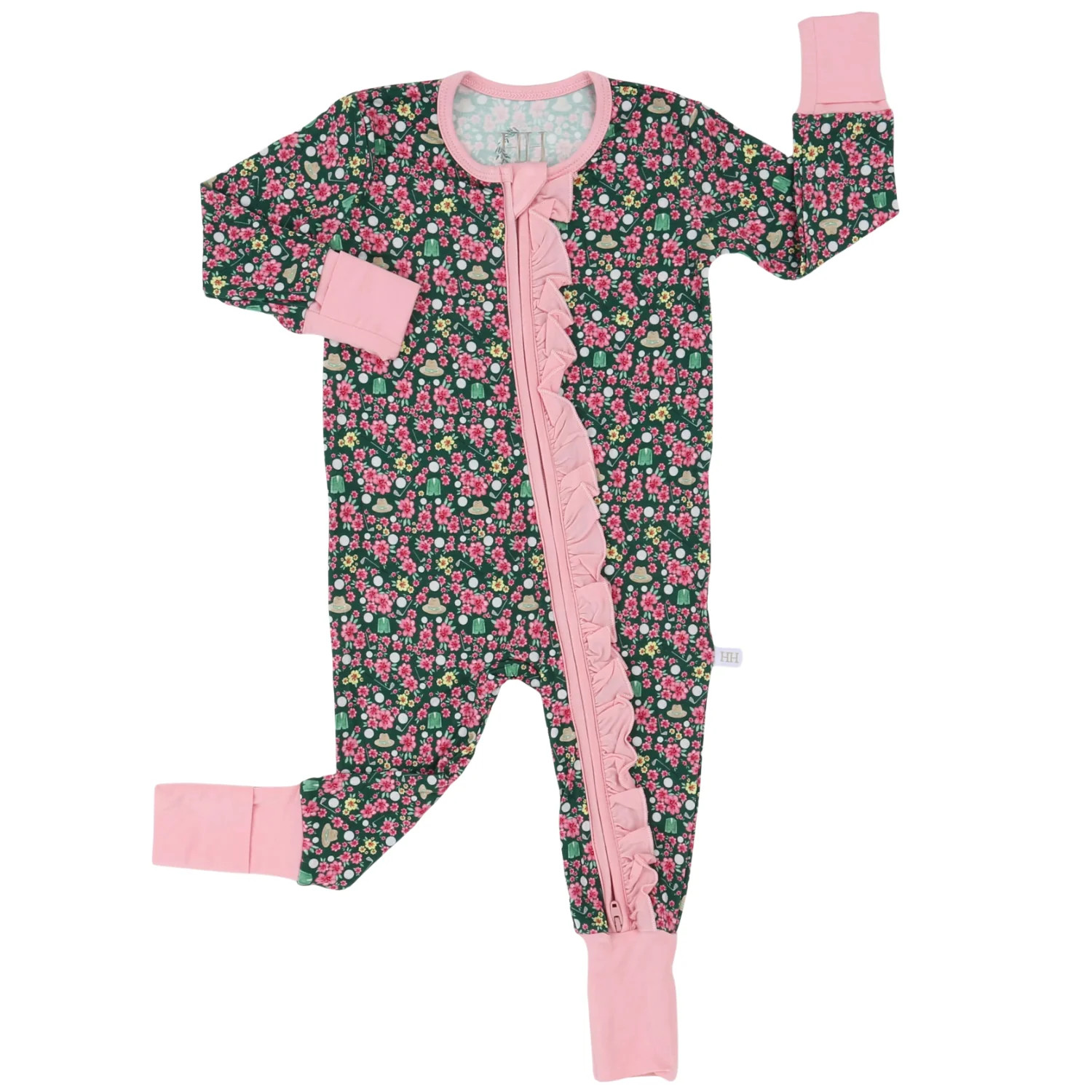Girls Azalea Double Zipper Romper | Hamner Hill