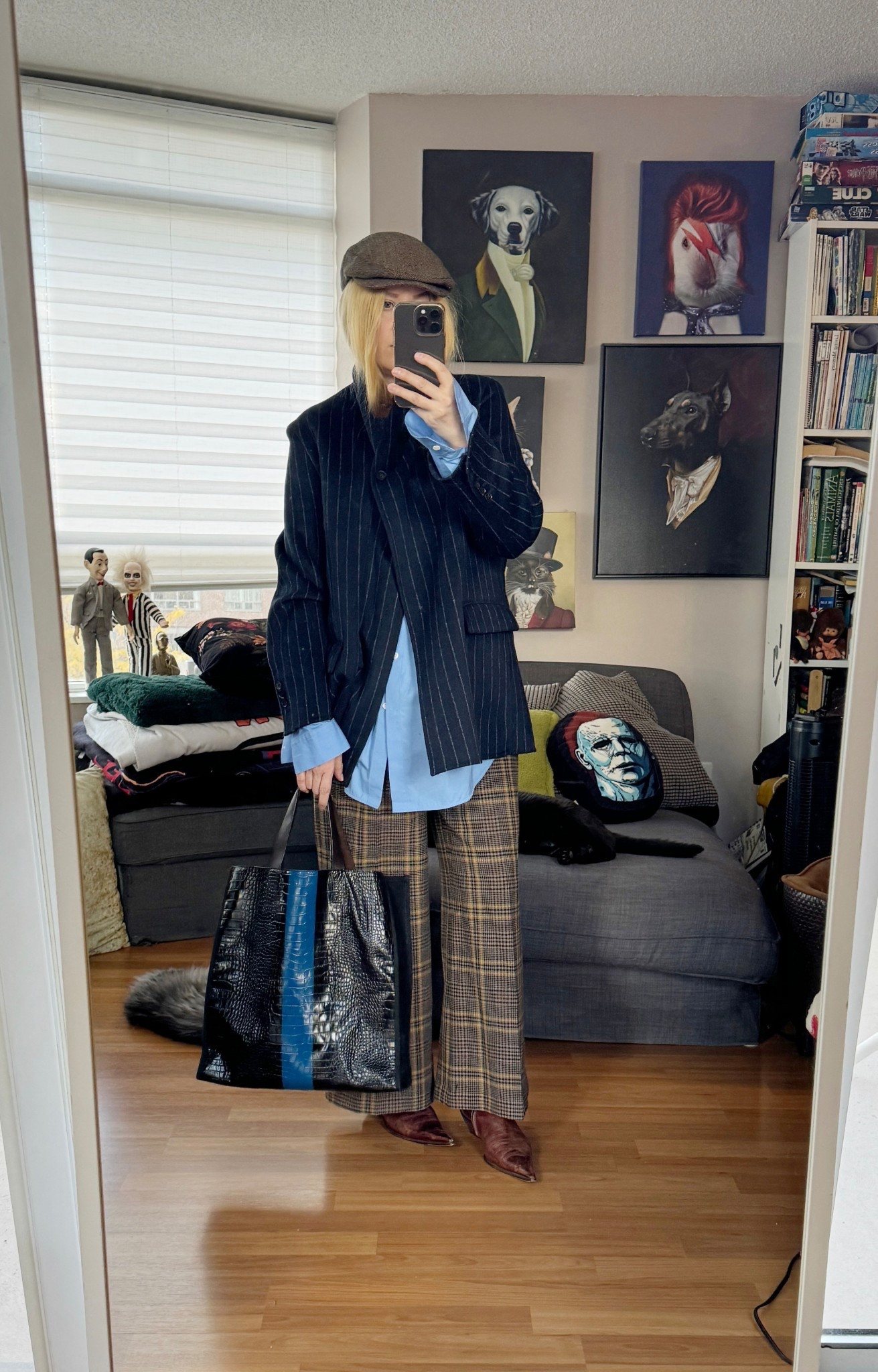 Print mixing and light layers for a rainy day. 
Bag and boots are secondhand/vintage. 

#falloutfit #falltrends #torontostylist #StyleOver40  #secondhandFind #fashionstylist #slowfashion #FashionOver40  #genX #genXStyle #shopSecondhand #genXInfluencer #genXblogger #secondhanddesigner



#LTKOver40 #LTKStyleTip #LTKShoeCrush