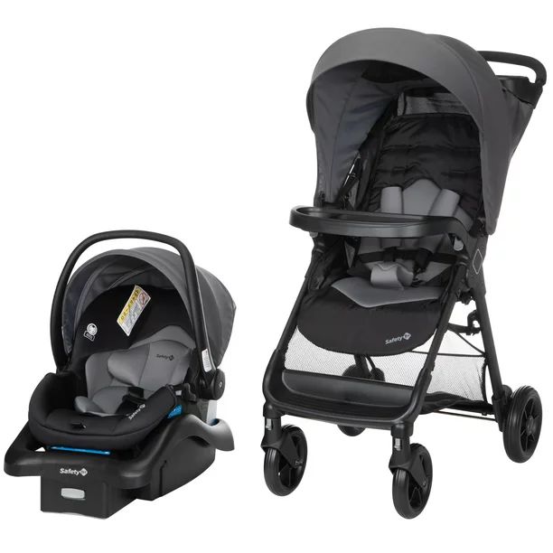 Safety 1ˢᵗ Smooth Ride Travel System Stroller and Infant Car Seat, Monument | Walmart (US)