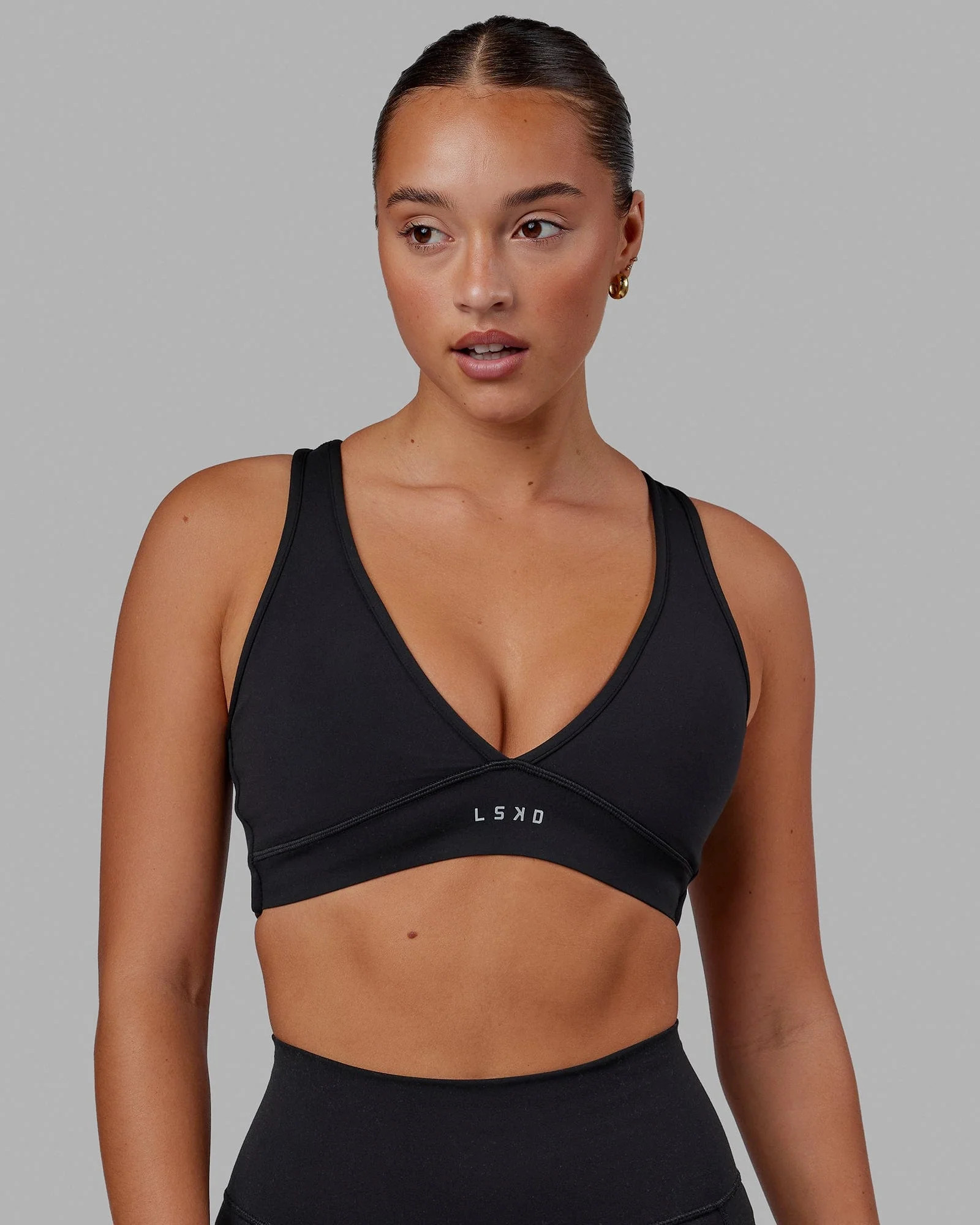 Stamina Sports Bra - Black | LSKD | LSKD