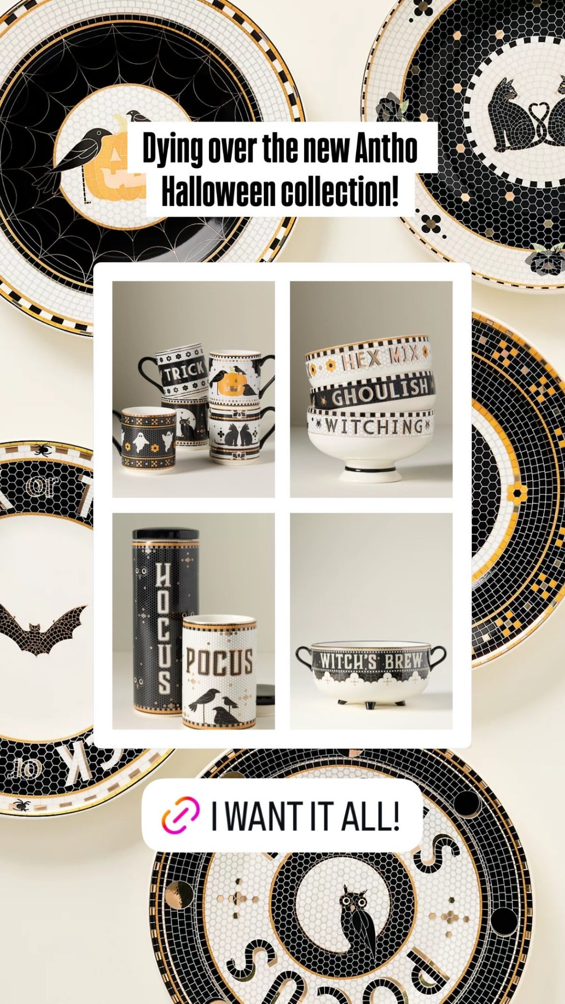 Dying over the new Antho Halloween collection!