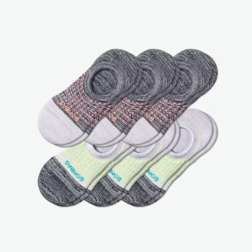 Men's Performance Cushioned No Show Sock 6-Pack | Bombas