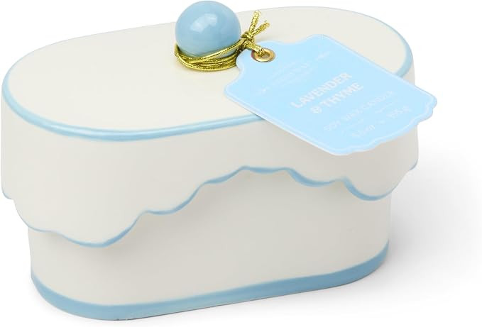CHÉRIE Ceramic Dish Candle, Soy Wax Candle, Poured with Love Ceramic Jar with Scalloped Lid, Reu... | Amazon (US)