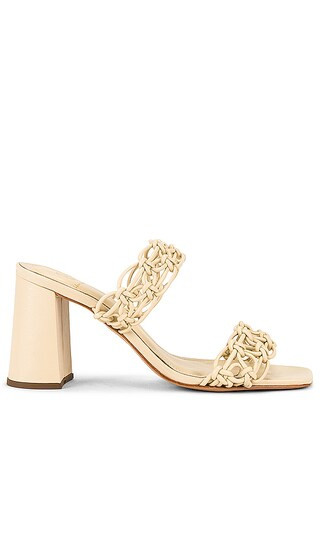 x REVOLVE Macrame Sandal in Cream | Revolve Clothing (Global)