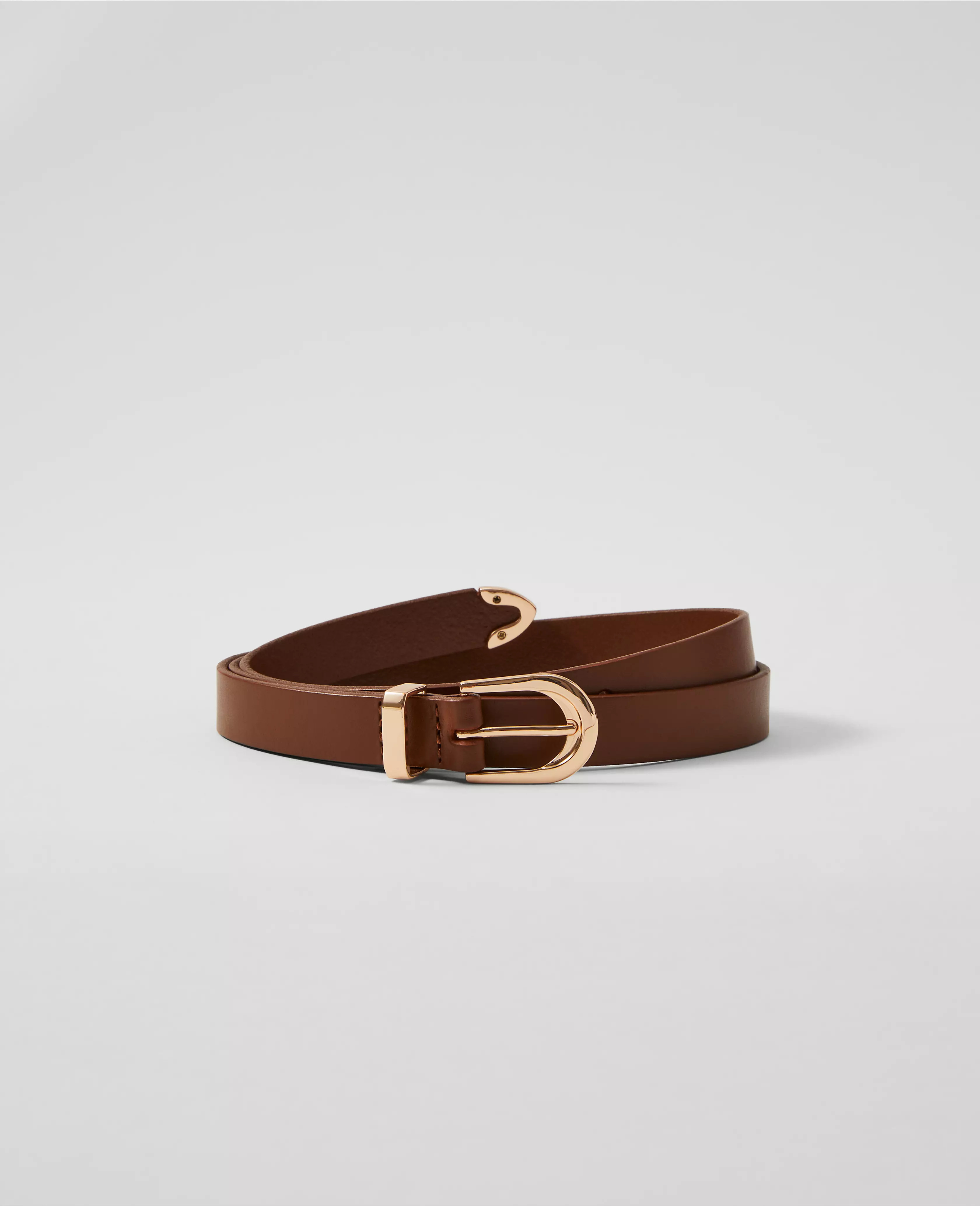 Skinny Leather Belt | Ann Taylor