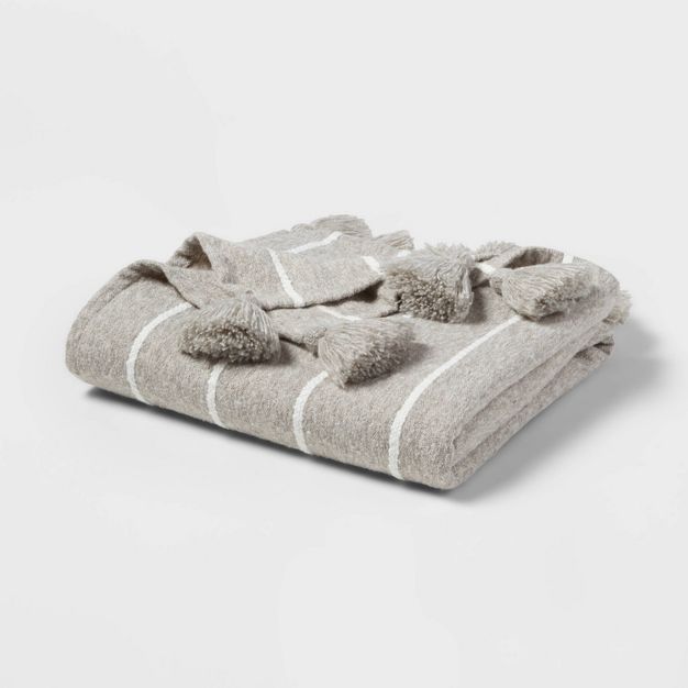 Tasseled Boucle Oversized Throw Blanket - Threshold™ | Target