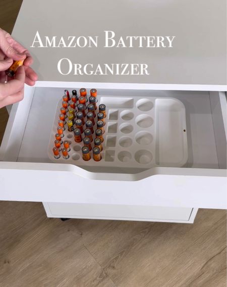 Amazon battery organizer, drawers for office organization. 

#LTKunder50 #LTKFind #LTKhome