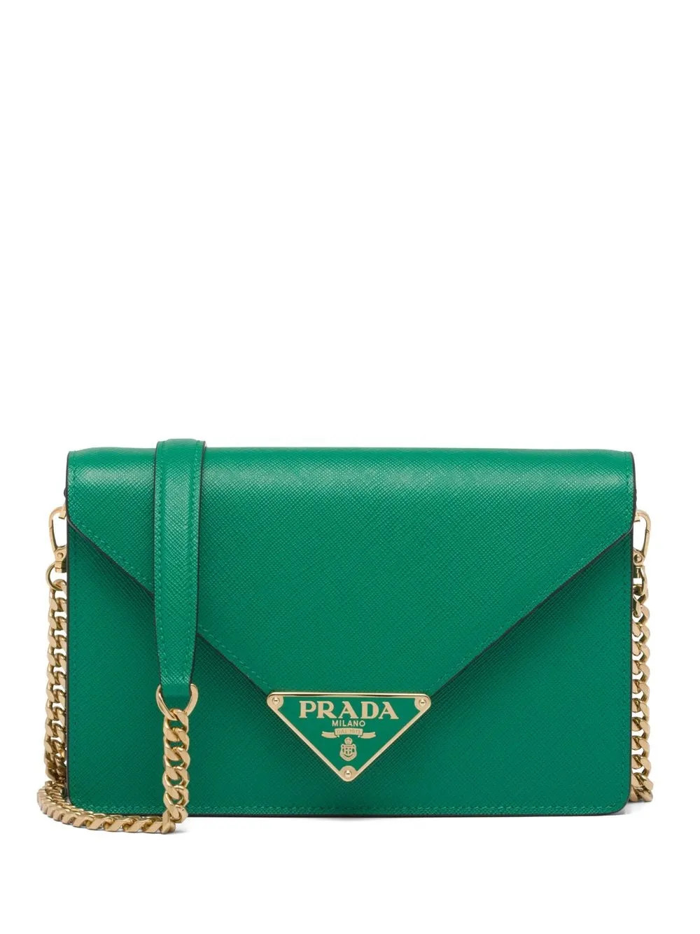 Prada Triangle logo-plaque Crossbody Bag - Farfetch | Farfetch Global