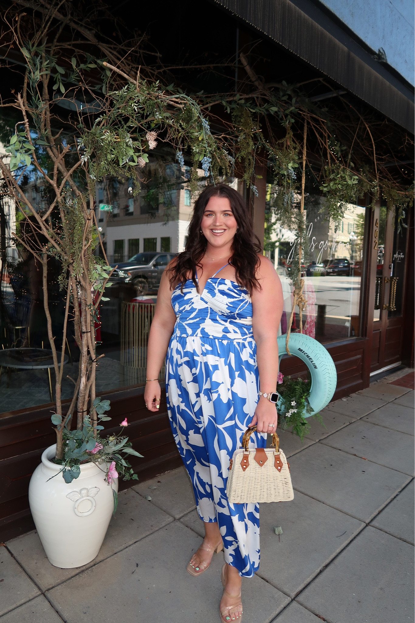 Summer nights out 💙 Dinner date outfit 
Maxi dress size XL, on sale and comes in more colors

#LTKPlusSize #LTKSaleAlert #LTKStyleTip
