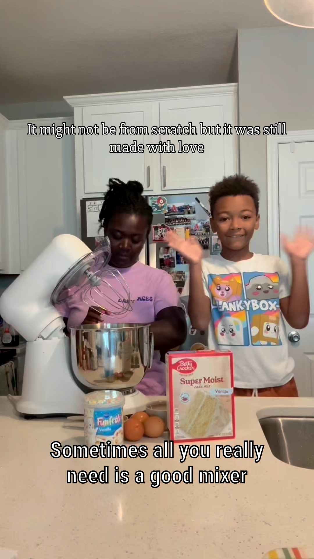 I’ve always thought a good stand mixer was out of reach until I found this (B)eauty from Walmart. Baking with my son is a newfound hobby and this mixer makes it that much easier #baking #standmixer #cooking 

#LTKFamily #LTKHome #LTKFindsUnder100