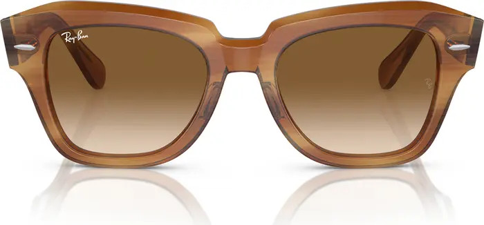 State Street 49mm Gradient Square Sunglasses | Nordstrom