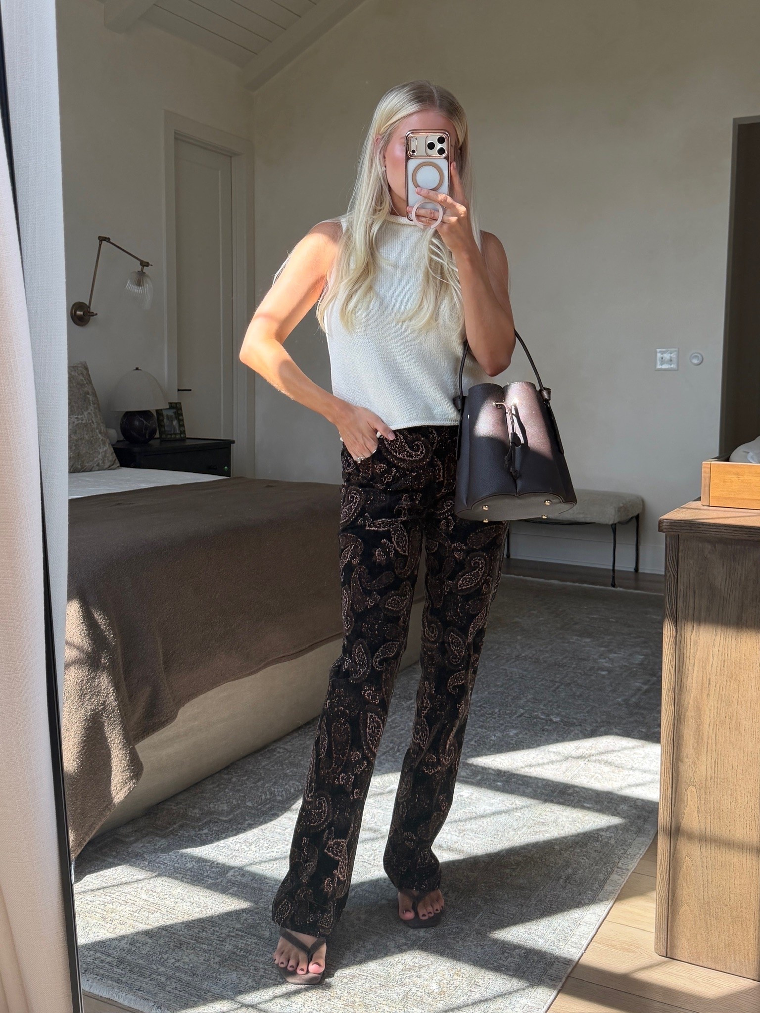 SIZE: med in top, 18 in pants (sized up for pp), shoes run tts! #kathleenpost

Fall outfit Inspo, fall transition outfit, pattern pants look

#LTKootd #LTKSeasonal