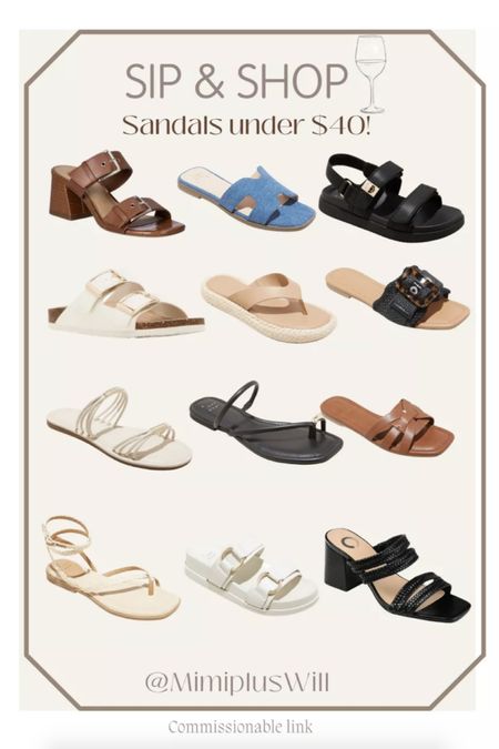 Summer sandals! Sale ends soon! 

Best sandals for summer, footbed sandals, slide sandals, espadrille sandals, small block heels

#LTKShoeCrush #LTKSaleAlert #LTKFindsUnder50