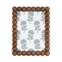 DesignOvation – 5x7 Picture Frame – Beaded Medium Walnut Tabletop Photo Frame | Walmart (US)