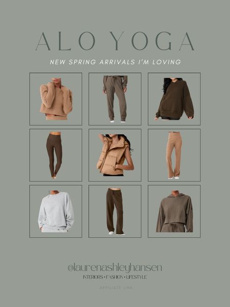 Alo Yoga has some stunning new arrivals in the most beautiful colors! These olive and beige tones are everything, and I love the ribbed features, cropped details, and oversized soft textures! 

#LTKstyletip