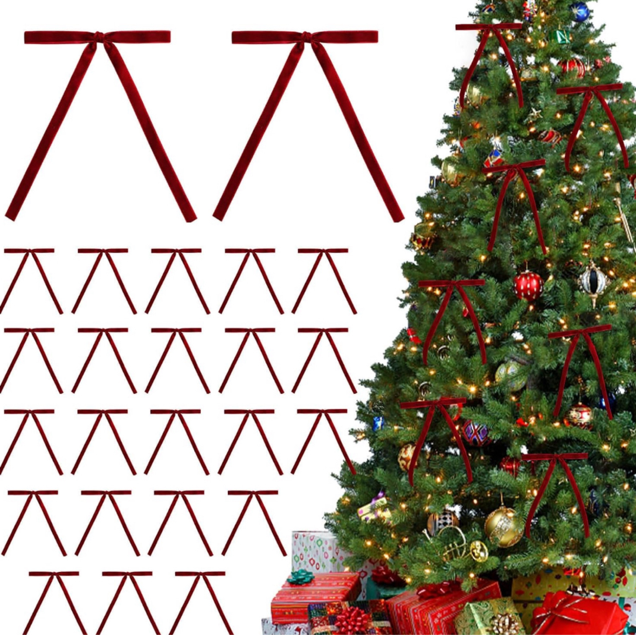 Tree bows 

#LTKHoliday #LTKSeasonal #LTKCyberWeek