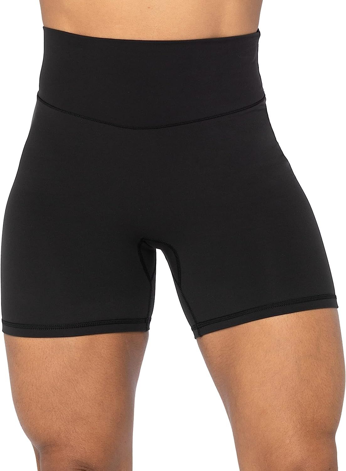 Sunzel High Waist Biker Shorts for Women No Front Seam Soft Yoga Workout Gym Bike Shorts Tummy Co... | Amazon (US)
