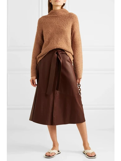 Textured wool-blend turtleneck sweater | NET-A-PORTER (US)