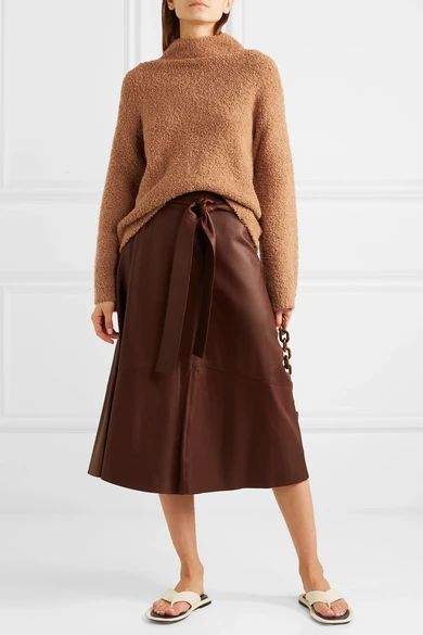 Textured wool-blend turtleneck sweater | NET-A-PORTER (US)