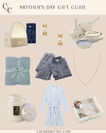 Mother’s Day gifts that would be perfect for all mothers! Cozy organic cotton pajamas, robe, hatch alarm, candle and more! 

#LTKGiftGuide #LTKHome