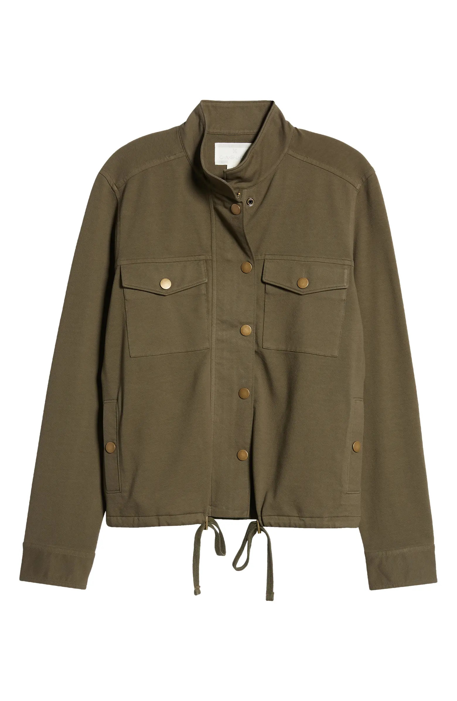 Caslon® Stretch Organic Cotton Soft Jacket | Nordstrom | Nordstrom